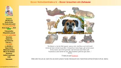Boxer aus Tierheimen und dem Tierschutz (Boxer Notrufzentrale)
