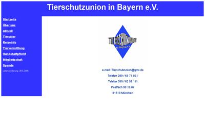 Tierschutzunion in Bayern e.V. (Tierschutzunion in Bayern)