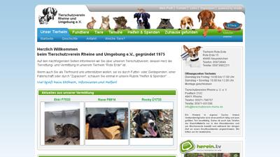 Tierschutzverein Rheine und Umgebung e.V. (Tierheim Rheine 'Rote Erde')