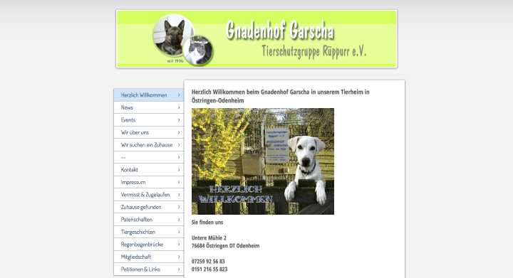 Tierschutzgruppe Rüppurr e.V. (Gnadenhof Garscha)